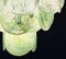 Grün schillernder Kronleuchter aus Muranoglas, 1990er 6