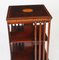 Antique Edwardian Revolving Bookcase in Flame Mahogany, 1900s, Image 7