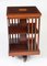 Antique Edwardian Revolving Bookcase in Flame Mahogany, 1900s 3