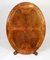 19th Century Burr Walnut & Marquetry Oval Coffee Table 3