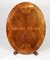 19th Century Burr Walnut & Marquetry Oval Coffee Table, Image 3
