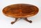 19th Century Burr Walnut & Marquetry Oval Coffee Table 2