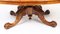 19th Century Burr Walnut & Marquetry Oval Coffee Table 11