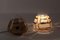 Lampade da tavolo Tessera Ambra, anni '60, set di 2, Immagine 3