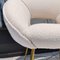 Set of Vintage Armchairs in Fabric in Fine Linen and Brass Base attributed to Silvio Cavatorta, 1950s 11