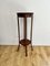 Antique Edwardian Mahogany Inlaid Plant Stand, 1900s 4