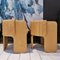 Padded Chairs in Beige Leather Mod. Dinette by Luigi Massoni for Poltrona Frau, 1970s, Set of 4, Image 16