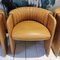 Padded Chairs in Beige Leather Mod. Dinette by Luigi Massoni for Poltrona Frau, 1970s, Set of 4 6