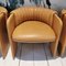 Padded Chairs in Beige Leather Mod. Dinette by Luigi Massoni for Poltrona Frau, 1970s, Set of 4 5