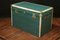 Vintage Green Mail Trunk 1