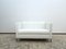 Weißes Zwei-Sitzer Sofa aus Echtleder von Walter Knoll / Wilhelm Knoll 1
