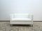 White Two-Seater Sofa in Real Leather from Walter Knoll / Wilhelm Knoll 1