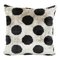 Housse de Coussin Velours Ikat Soie Noire 1