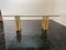 Constructivist Architectural Table in Travertine Marble and Oak, 1960s 6