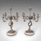 French Edwardian Decorative Candleholders, 1890s, Set of 2, Image 2