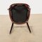 Vintage Italian Chairs in Beech and Velvet, 1950s, Set of 6, Image 6
