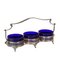 Sauce Holder in Blue Glass, First Half of the 20th Century, Image 1