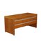 Chest of Drawers in Oak Veneer and Aluminium attributed to Knoll, 1970s-1980s 1