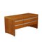 Chest of Drawers in Oak Veneer and Aluminium attributed to Knoll, 1970s-1980s, Image 1