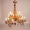 19th Century Neo-Gothic Chandelier in Crystal and Gilded Bronze 3