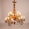 19th Century Neo-Gothic Chandelier in Crystal and Gilded Bronze, Image 3
