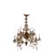 19th Century Neo-Gothic Chandelier in Crystal and Gilded Bronze, Image 1