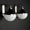 PI Parete Lamps in Glass from Artemide, Italy, 1960s, Set of 2 5
