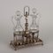 Vinegar Bottles in Embossed Silver Crystal by S.J. Dupezard, Paris, 1800s, Set of 3 10