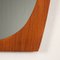 Wall Mirror with Teak Veneer Frame, Italy, 1960s 6