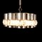 Vintage Ceiling Lamp in Aluminium Glass Lighting, 1960s, Image 3