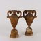 Vases Style Néoclassique en Bois Sculpté, Italie, Set de 2 9