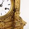 Horloge de Comptoir en Bronze Doré, France, Milieu du XIXe Siècle 7