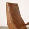 Lounge Chair in Leatherette and Wood, Italy, 1960s 4