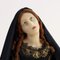 Figurine Our Lady of Sorrows en Cire et Tissu, Italie, 1800s 3