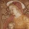 Bajorrelieve de la Virgen María italiano pintado, 1900, Imagen 3