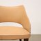 Poltrone in ebano con sedile imbottito in skai, anni '50-'60, set di 2, Immagine 4