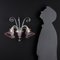 20. Jh. Wandlampe mit 2 Leuchten aus Geblasenem Murano Glas, Italien 2