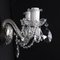 20th Century 2-Light Wall Sconce with Crystal Arms, Italy 4