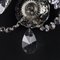 20th Century 2-Light Wall Sconce with Crystal Arms, Italy, Image 6