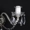 20th Century 2-Light Wall Sconce with Crystal Arms, Italy 3