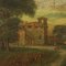 Artiste Italien, Paysage, Années 1800, Huile sur Bois, Encadré 9