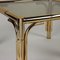 Brass Coffee Table with Glass Top, 1980s 5