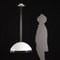 Vintage Deckenlampe Toso aus emailliertem Metall & Muranoglas, 1980er 3