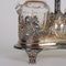 Oil Cruet in 925 Silver and Bevelled Glass, Early 1900s, Set of 3 6