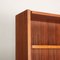 Vintage Bookcase in Wood Veneer and Brass, 1960s 4