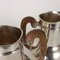 Silver Jugs with Wooden Handles from Teghini, Florence, 1900s, Set of 2 3