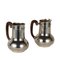 Silver Jugs with Wooden Handles from Teghini, Florence, 1900s, Set of 2, Image 1