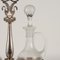 Oil Cruet in Silver and Glass, Kingdom of Lombardy, Venice, 1800s, Set of 3 4