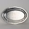 Oval Embossed Silver Tray, Europe, 1900s 6