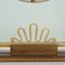 Reloj de mesa de latón dorado atribuido a Kienzle, años 50, Imagen 6